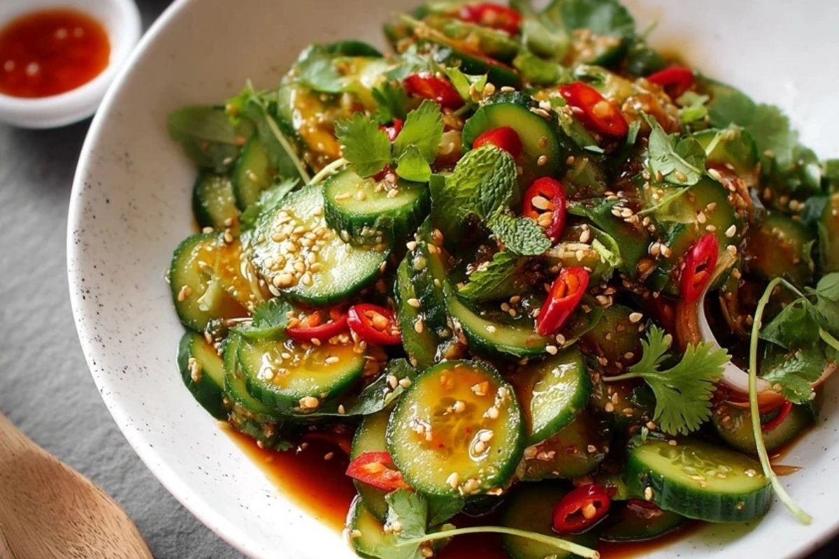 Asiatischer Gurkensalat