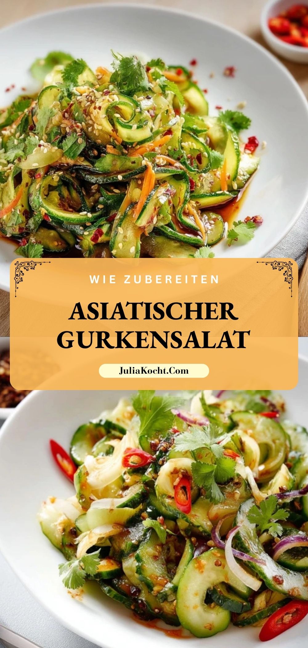 Asiatischer Gurkensalat