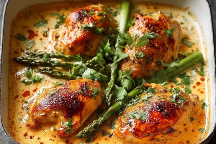 Cremiges Butterhähnchen