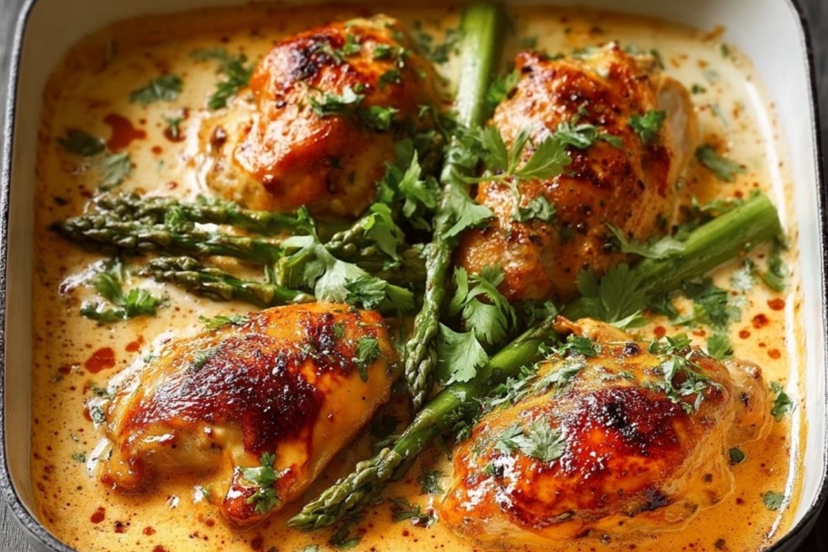 Cremiges Butterhähnchen