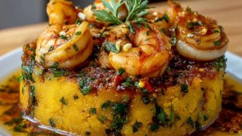 Knoblauch Garnelen Mofongo