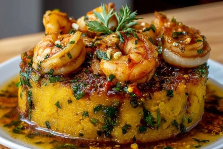 Knoblauch Garnelen Mofongo