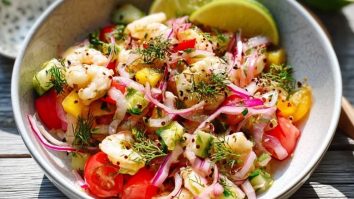 Sommer Garnelensalat