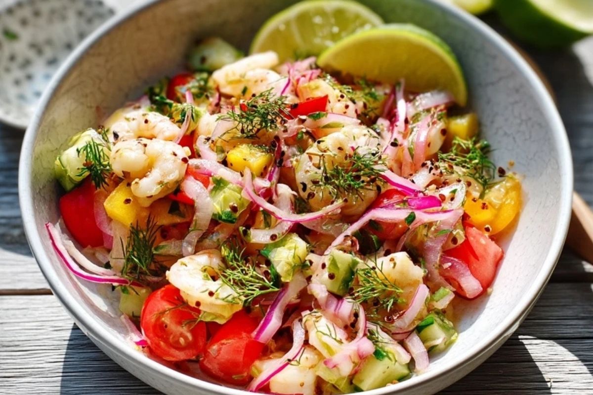 Sommer Garnelensalat