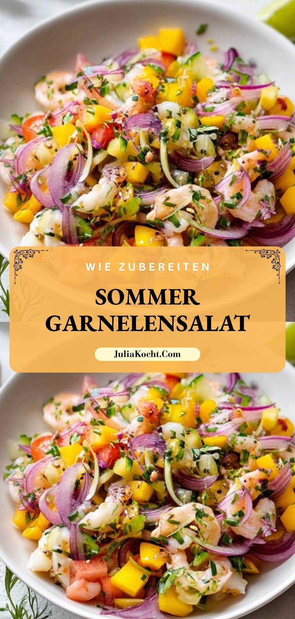 Sommer Garnelensalat