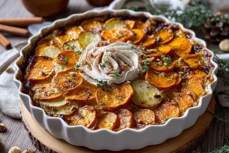 Zimt Süßkartoffeln Auflauf