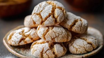 Braune Butter Zimt-Krümelplätzchen