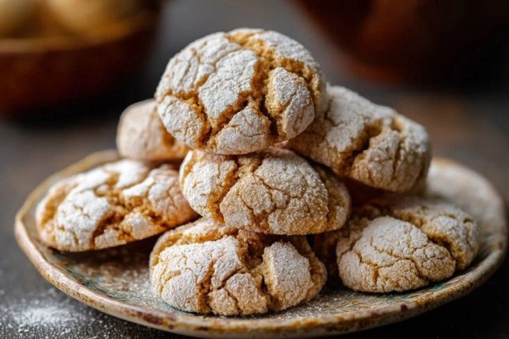 Braune Butter Zimt-Krümelplätzchen