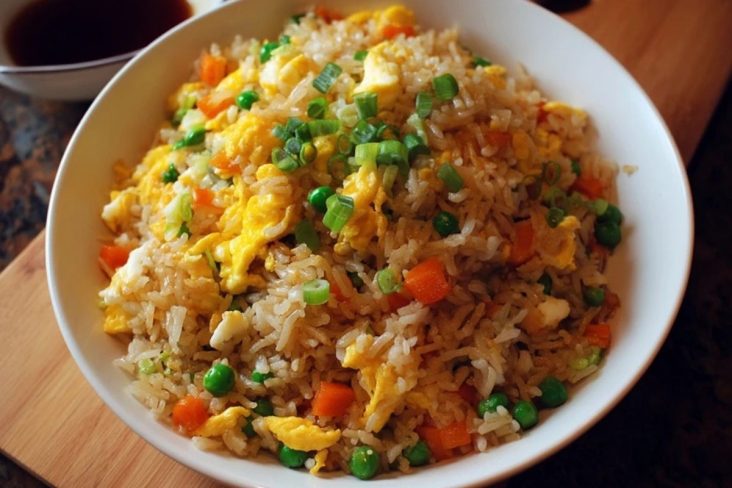 Eier gebratener Reis