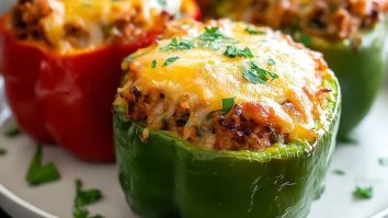 Einfache Gefüllte Paprika