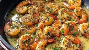 Garnelen in Knoblauch-Curry-Kokosmilch