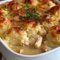 Hähnchen Und Knödel Auflauf