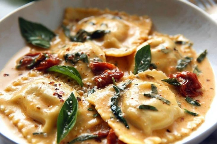Himmlische Cremige Toskanische Ravioli