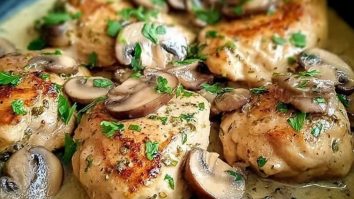 Hühnchen Marsala aus dem Slow Cooker