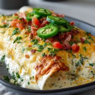 Jalapeño-Popper-Cremige-Hähnchen-Enchiladas