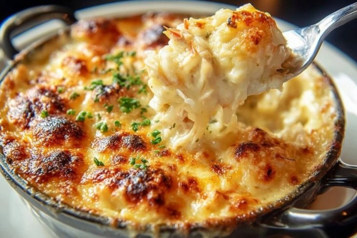 Käse-Lumpenkrebs Auflauf