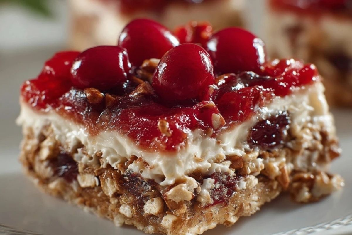 Kirschenbrezel Schnitten