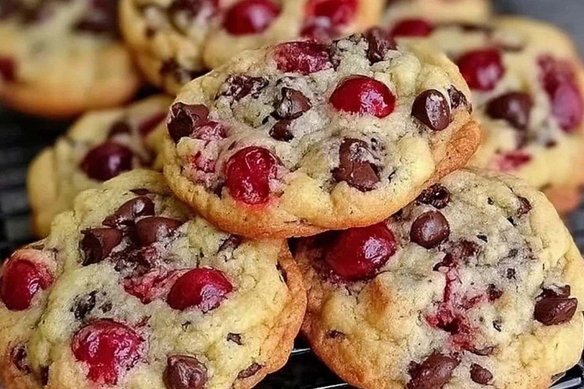 Maraschino-Kirsch-Schokoladenkekse