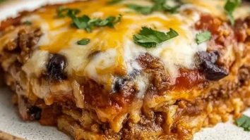 Rindfleisch Enchilada Auflauf