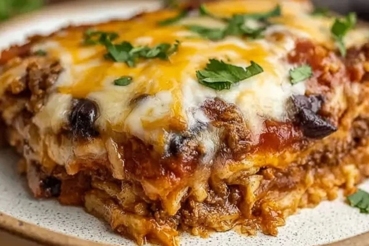 Rindfleisch Enchilada Auflauf