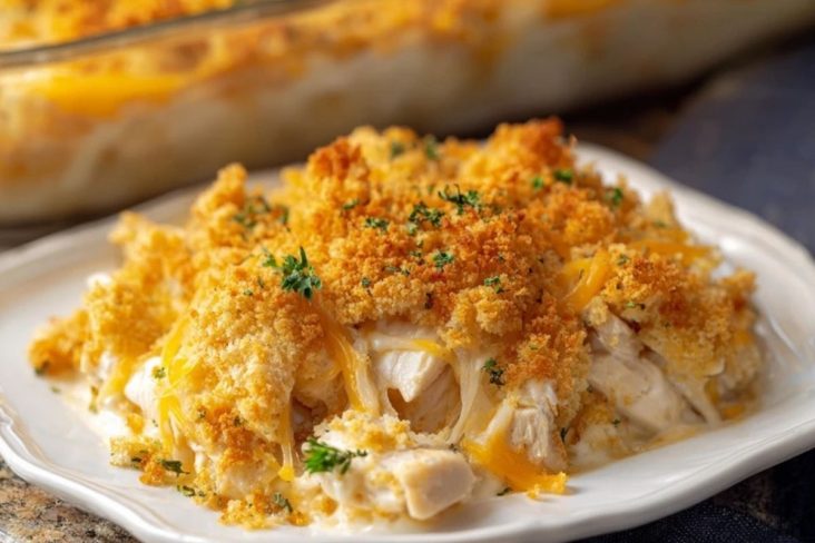 Ritzcracker-Hühnchen-Auflauf