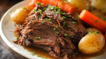 Schmortopf Rinderbraten mit Soße