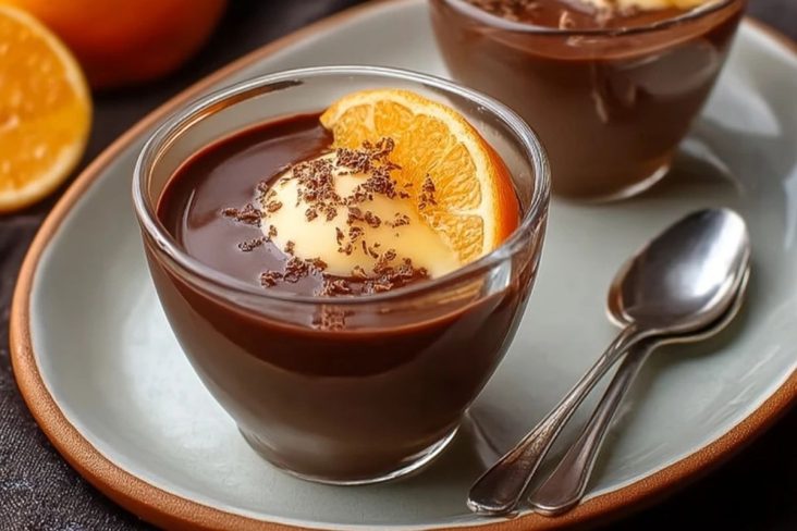Schokoladen-Orangen-Posset