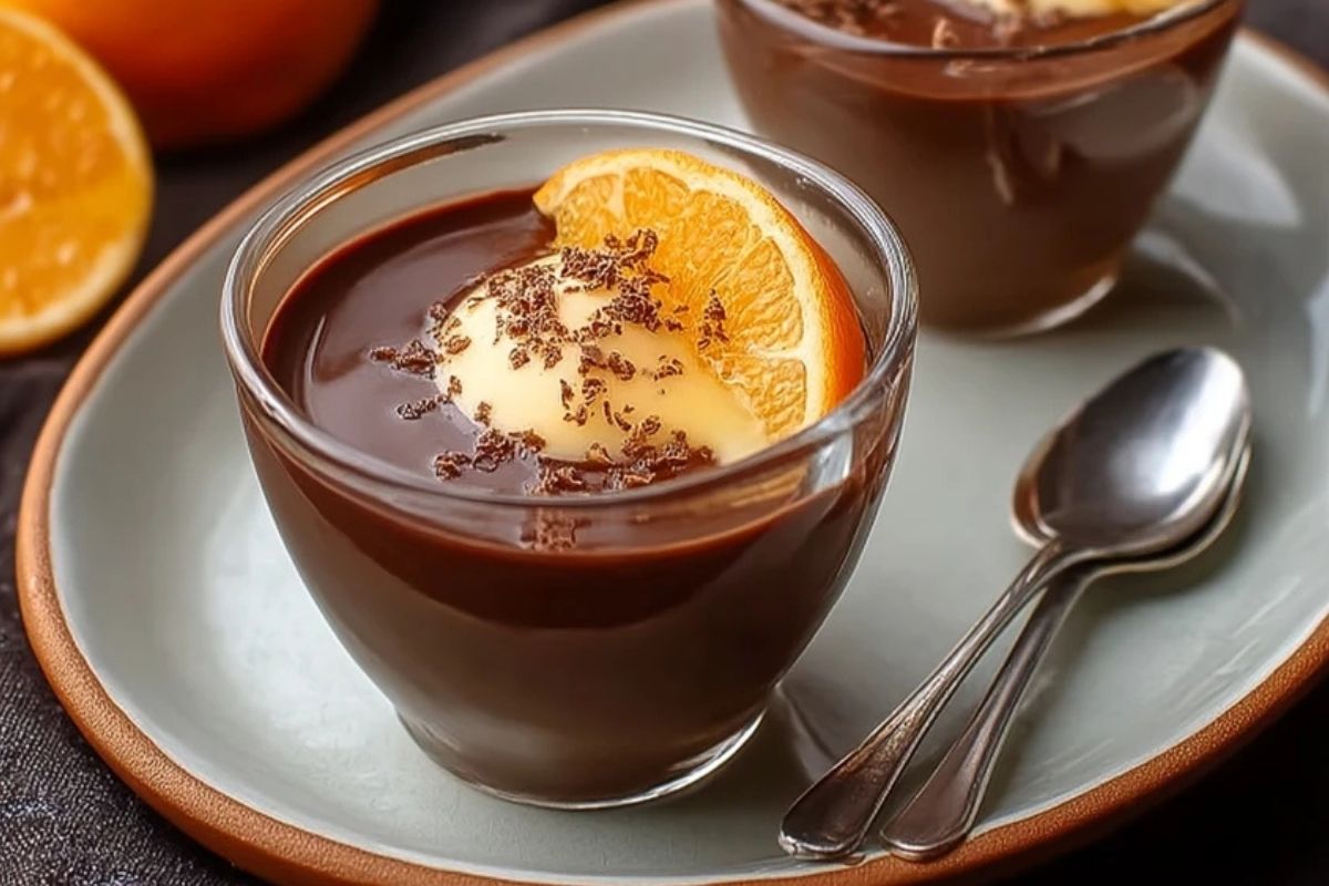 Schokoladen-Orangen-Posset