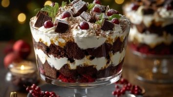 Schwarzwälder Trifle für Weihnachten