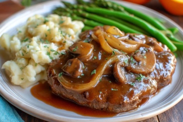 Schweinefleisch Mit Zwiebelsoße