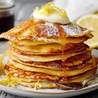 Zitronen-Ricotta-Protein-Pfannkuchen