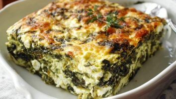 Einfache Feta-Spinat-Auflauf