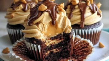 Erdnussbutter-Schokoladen-Muffins