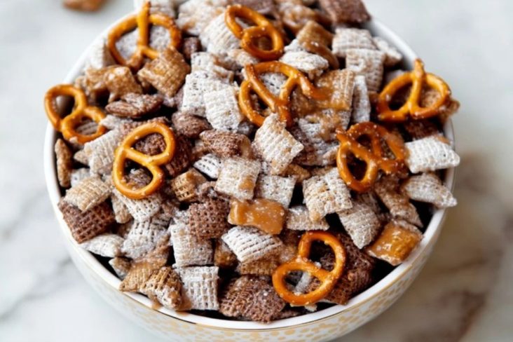 Gesalzene Karamellbrezel Müsliriegel