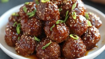 Honig-Knoblauch-Fleischbällchen