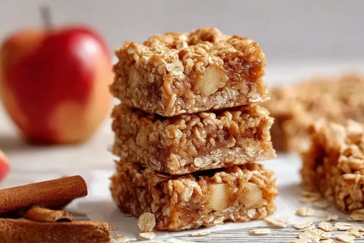 Kauzige Apfel-Zimt Frühstücksriegel