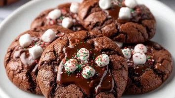 Kauzige Heiße Schokoladenkekse