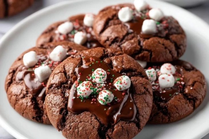 Kauzige Heiße Schokoladenkekse