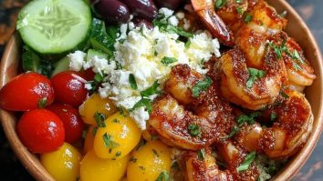 Mediterrane Garnelen Schalen