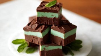 Minzschokoladen-Fudge