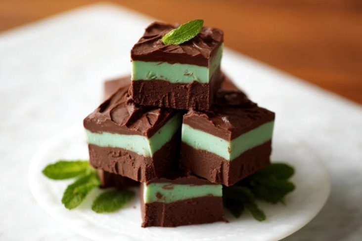 Minzschokoladen-Fudge