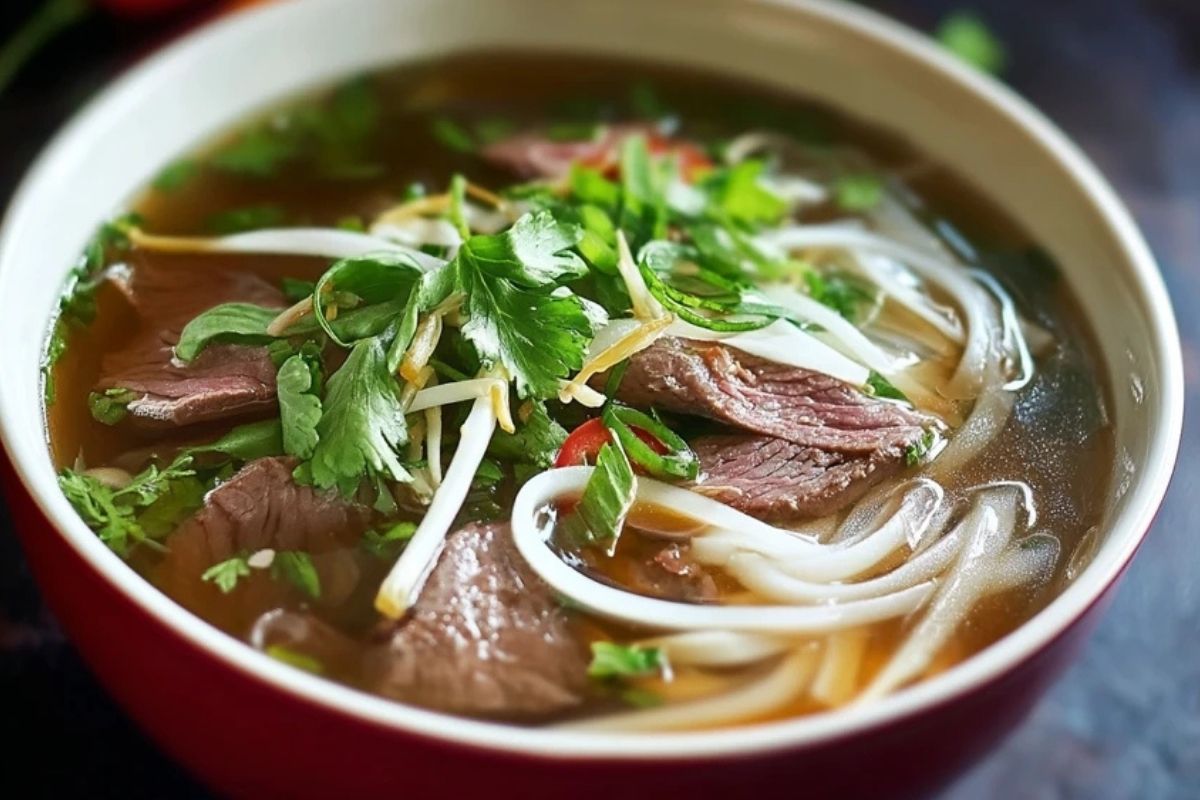 Vietnamessische Rindfleisch Pho