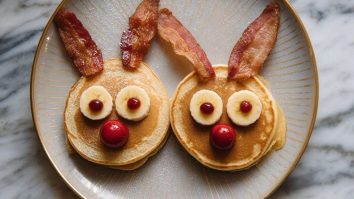 Zauberhafte Rentier-Pfannkuchen